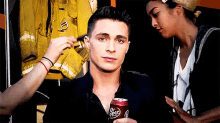 Colton Haynes, Whats Cooking Good Looking GIF - Teen Wolf Colton Haynes Eyebrows GIFs