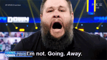 Wwe Kevin Owens GIF - Wwe Kevin Owens Im Not Going Away GIFs