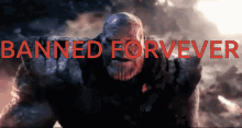 thanos is banned banned forever