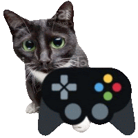 Cat Gaming Sticker - Cat Gaming Stickers