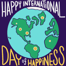Happy International Day Of Happiness World GIF - Happy International Day Of Happiness Day Of Happiness World GIFs