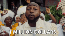 1million Dollars David Adeleke GIF - 1million Dollars David Adeleke Davido GIFs