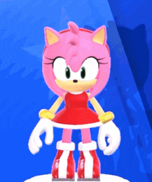 Sonic Rumble Amy Rose GIF - Sonic Rumble Amy Rose Taunt GIFs