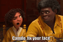 Fix Your Face Funny Face GIF - Fix Your Face Funny Face Camilo GIFs