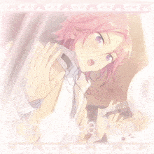 a drawing of a girl with the name kohaku de lucia on the bottom