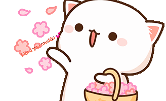 Muddu Peach Cat Sticker - Muddu Peach Cat Cute Stickers