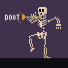 Pixel Art Trumpet GIF - Pixel Art Trumpet Doot Doot GIFs