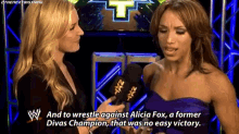Sasha Banks Alicia Fox GIF - Sasha Banks Alicia Fox No Easy Victory GIFs