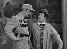 I Don'T Care Abbott Costello GIF - I Don'T Care Abbott Costello Who'S On First GIFs