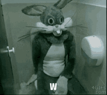 Easter Creepy GIF - Easter Creepy Bunny GIFs