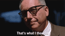Thats What I Thought Warden Norton GIF - Thats What I Thought Warden Norton The Shawshank Redemption GIFs