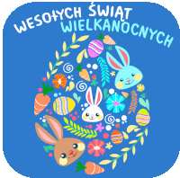 Wielkiej Nocy Easter Sticker