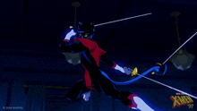 Sword Slash Nightcrawler GIF - Sword Slash Nightcrawler X-men '97 GIFs