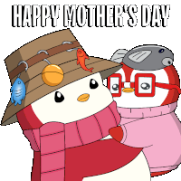 Happy Mothers Day Pudgy Sticker