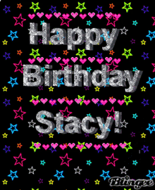 Happy Birthday Stacy GIF - Happy Birthday Stacy Stars GIFs