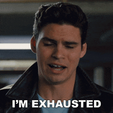 I'M Exhausted Gil GIF - I'M Exhausted Gil Grease Rise Of The Pink Ladies GIFs