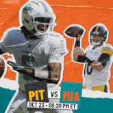 Miami Dolphins Vs. Pittsburgh Steelers Pre Game GIF - Nfl National Football League Football League GIFs