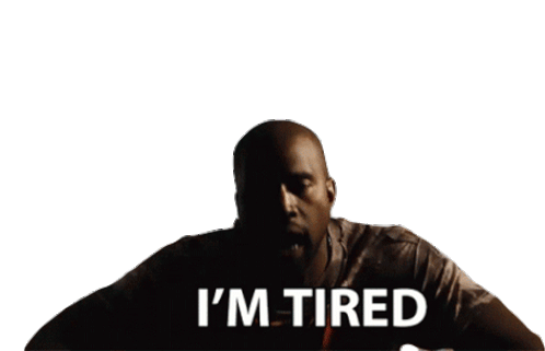 Im Tired Kanye West Sticker - Im Tired Kanye West Bound2song Stickers
