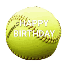 softball happy birthday