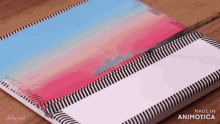 a painting is being made by chloe art and made in animatica