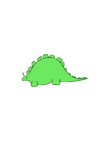 dino animated dinosaur confused what