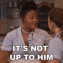 It'S Not Up To Him Waitress The Musical GIF