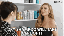 dry shampoo will take care of it dry shampoo deal with it take charge protect