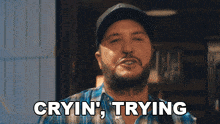 Crying Trying To Get You Back Luke Bryan GIF - Crying Trying To Get You Back Luke Bryan But I Got A Beer In My Hand Song GIFs