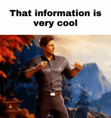 Mk1 Johnny Cage GIF - Mk1 Johnny Cage Good Information GIFs