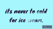 Ice Cream Cold GIF