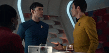 Shake On It Spock GIF - Shake On It Spock Ethan Peck GIFs