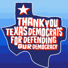 Thank You Texas Democrats For Defending Our Democracy Thanks Texas Dems GIF - Thank You Texas Democrats For Defending Our Democracy Thanks Texas Dems Texas Democrats GIFs