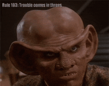 Rule 193 Trouble Comes In Threes GIF - Rule 193 Trouble Comes In Threes Star Trek GIFs