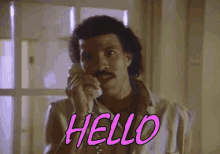 Hello Lionel Ritchie GIF - Hello Lionel Ritchie Phone GIFs