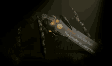 a spider is holding a sign that says ' the prowler is ... very bad '