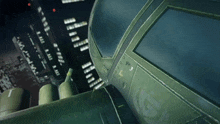 a drawing of a military vehicle with the letter g on the side