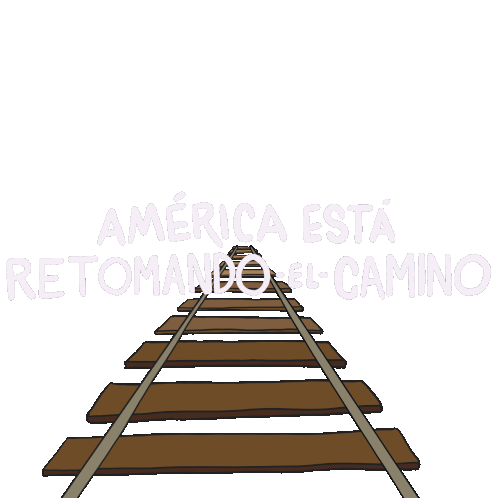 América Estáretomando El Camino Back On Track Sticker - América Estáretomando El Camino Back On Track America Is Back On Track Stickers