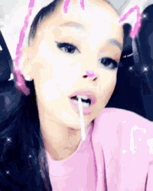 Ariana Grande Lollipop GIF - Ariana Grande Lollipop Instagram GIFs