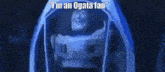 a toy story character with the words " i 'm an ogata fan " on the bottom