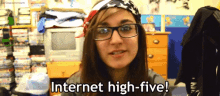 Internet GIF - Highfive Internet Girl GIFs