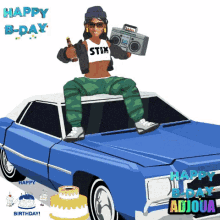 Adjoua Happy Birthday GIF - Adjoua Happy Birthday Opely GIFs
