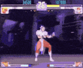 chun li in a video game with the number 26