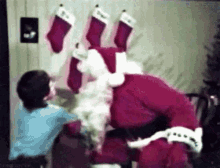Naughy Kid Santa GIF - Naughy Kid Santa Santa Claus GIFs
