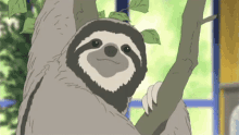 Blush Sloth GIF - Blush Sloth Polarbearcafe GIFs