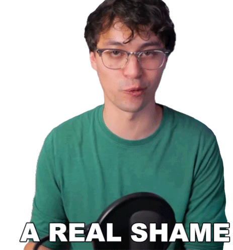 A Real Shame Hunter Engel Sticker - A Real Shame Hunter Engel Agufish Stickers