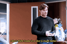 Greys Anatomy Atticus Lincoln GIF - Greys Anatomy Atticus Lincoln I Dont Think Snake In A Vest Is Much Better GIFs