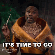 Its Time To Go Fabulous Godmother GIF - Its Time To Go Fabulous Godmother Billy Porter GIFs
