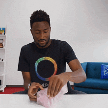 Unwrapping A Package Marques Brownlee GIF - Unwrapping A Package Marques Brownlee Opening A Package GIFs