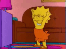 Lisa Simpsons The Simpsons GIF - Lisa Simpsons The Simpsons Dancing GIFs
