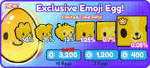 a limited time emoji egg is being offered